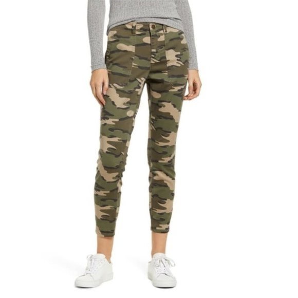 Caslon Crop Utility Pants - Picture 1 of 8